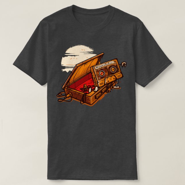 Dead Man Walkmann T Shirt (Design framsida)