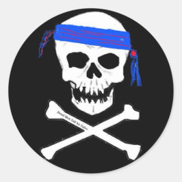 Dead Manar Berätta för nej Tales Sticker Runt Klistermärke