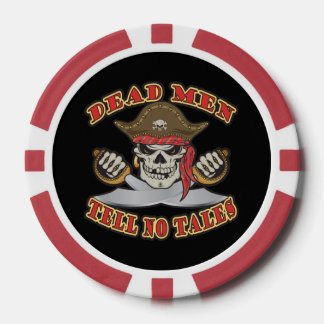 Dead Manar berättar inga prates Poker Marker