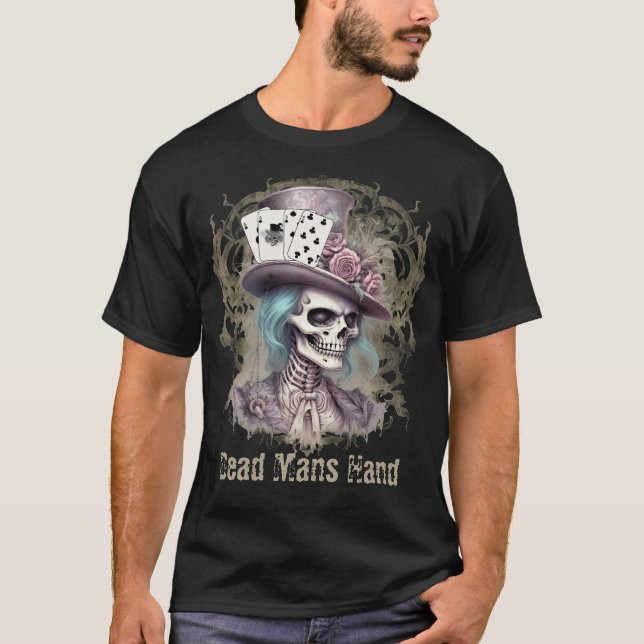 Dead Mans Hand T Shirt (Framsida)
