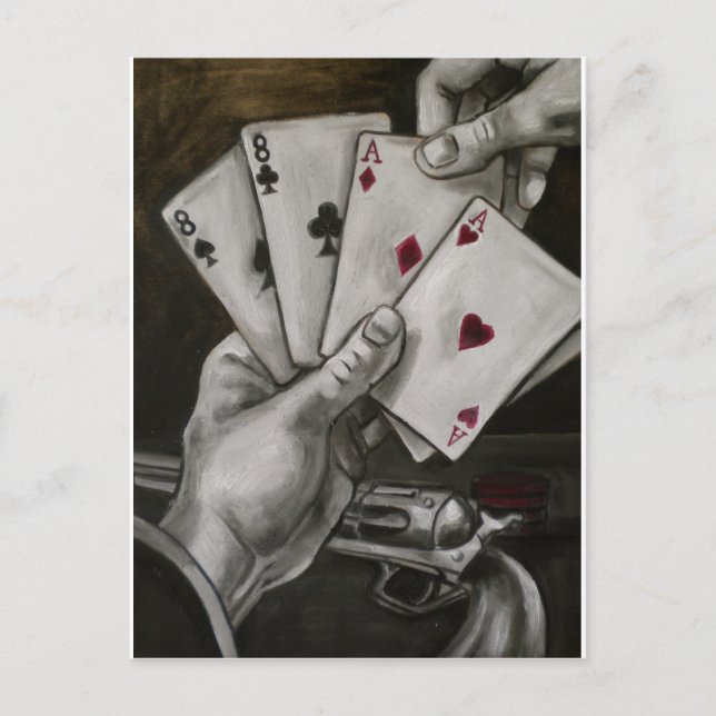 Dead Man's Hand Vykort (Framsida)