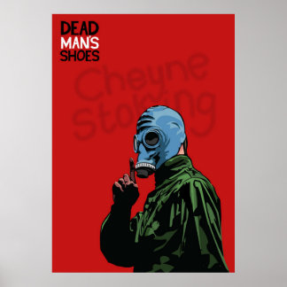 Dead Mans Shoes Paddy Considine Tecknad Stil Illus Poster