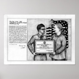 Dead Öga Poster av Vannak och Hillary Clinton 1