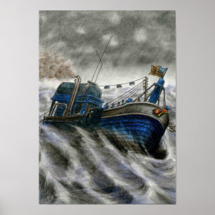 Dead Öga Poster, Boat i Färg av Vannak Anan Prum Poster