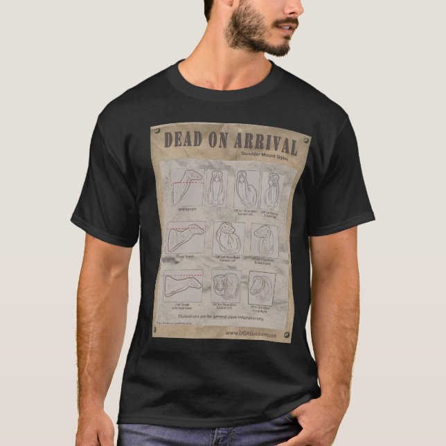 Dead på ankomstutslagsplatsskjortan tee shirt (Framsida)