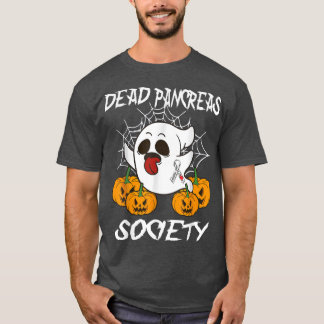 Dead Pancreas Society Diabetes Awareness Halloween T Shirt