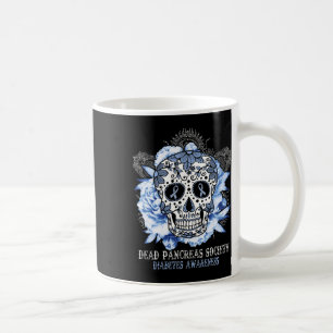 Dead Pancreas Society Diabetes Awareness Sugar Sku Kaffemugg