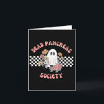 Dead Pancreas Society Funny Ghost Diabetes Awarene Kort<br><div class="desc">Dead Pancreas Society Funny Ghost Diabetes Awareness</div>