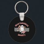 Dead Pancreas Society Funny Ghost Diabetes Awarene Nyckelring<br><div class="desc">Dead Pancreas Society Funny Ghost Diabetes Awareness</div>