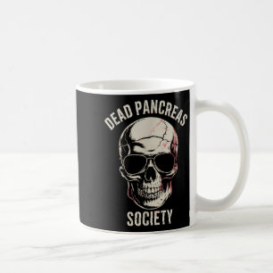 Dead Pancreas Society Shirt Diabetes Awareness for Kaffemugg