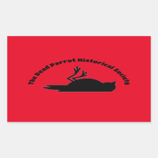 Dead Parrot Historical Society - Blockerare 2 Rektangulärt Klistermärke