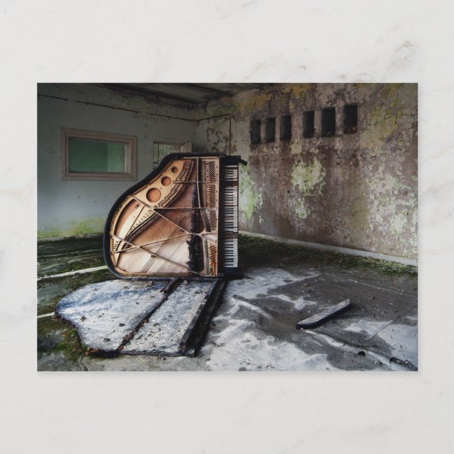 Dead Piano Vykort (Framsida)