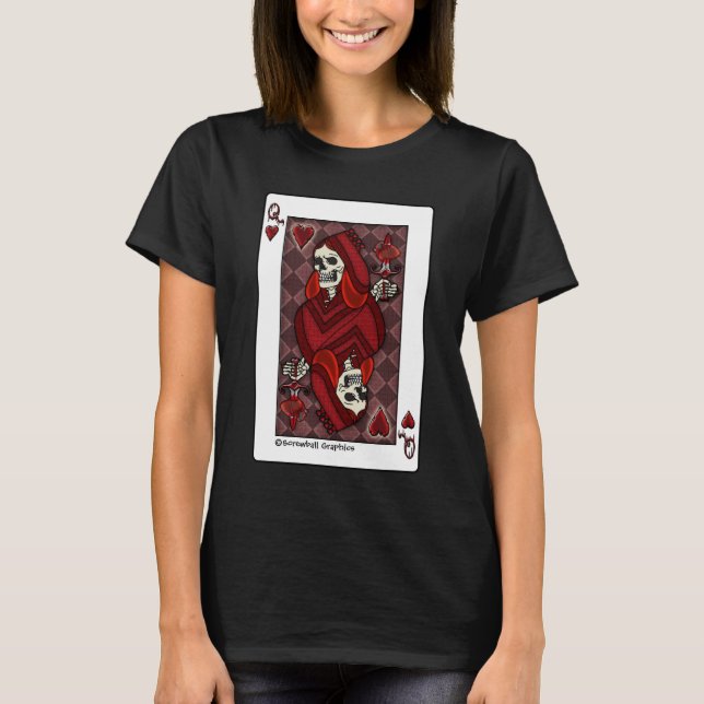 Dead Queen of Hearts T Shirt (Framsida)