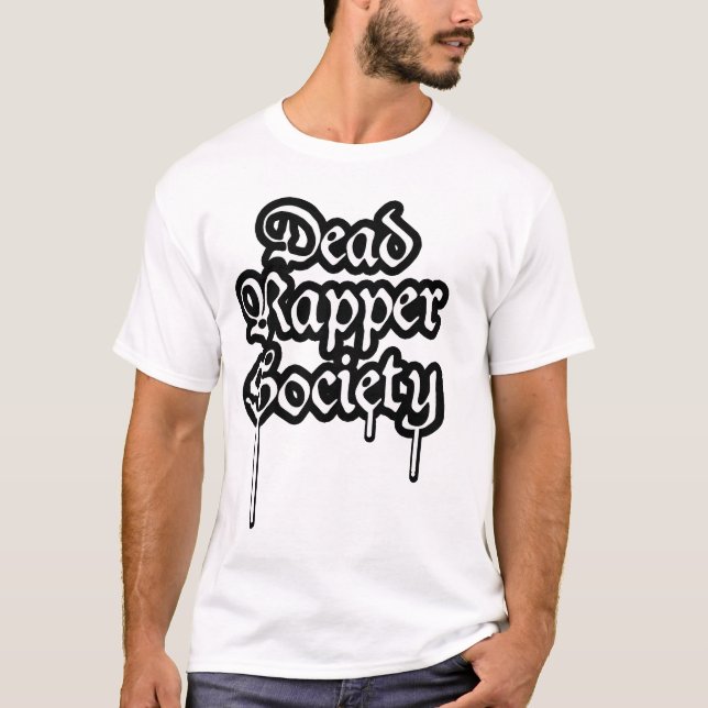 Dead rappar t-skjortan tee shirt (Framsida)
