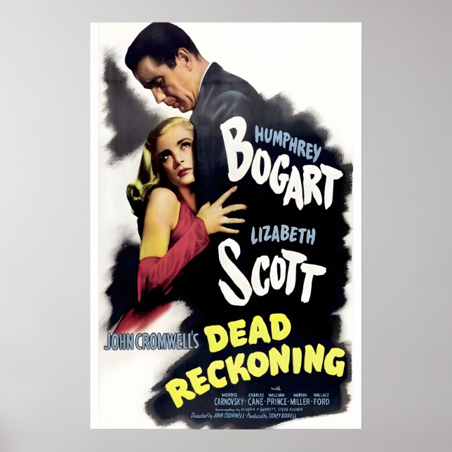 Dead Reckoning 1946 Film POSTER TRYCK A5-A1 40s (Framsidan)