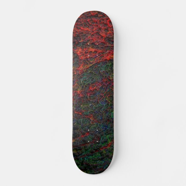 Dead Red Old School Skateboard Bräda 21,6 Cm (Framsida)