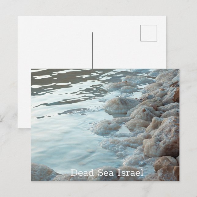 Dead Sea Israel Vykort (Fram/baksida)
