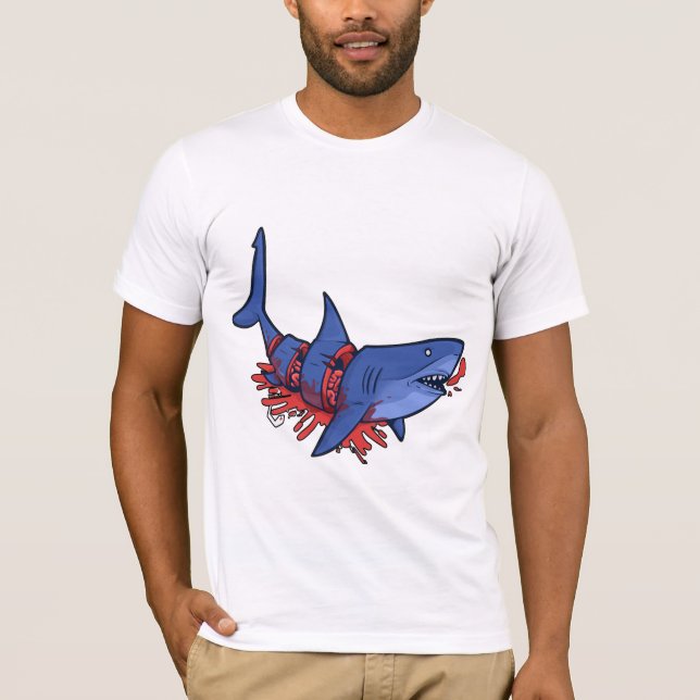 Dead shark t shirt (Framsida)