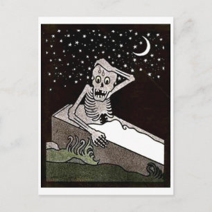 Dead Skeleton-vykort Vykort