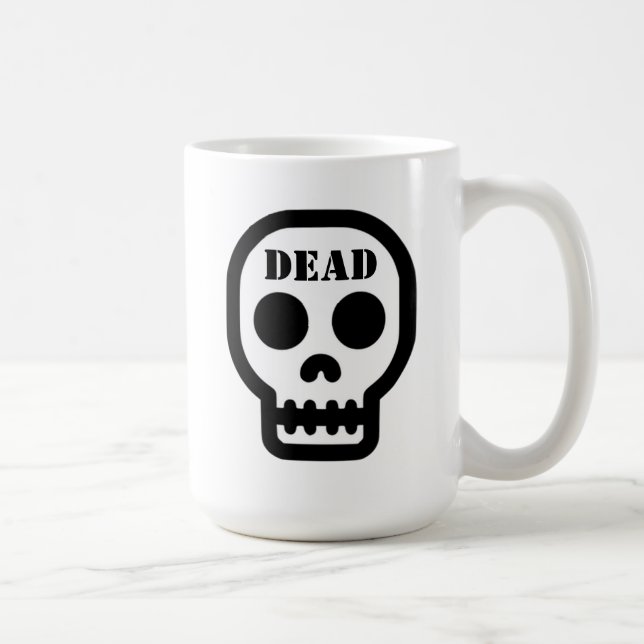 Dead Skull Classic Coffee Mug Kaffemugg (Höger)