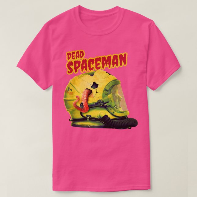 Dead Spaceman in Space Suit Space Astronaut  T Shirt (Design framsida)