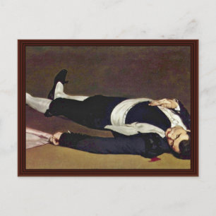 Dead Toreador by Manet Edouard Vykort