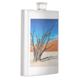 Dead träd i Deadvlei, Namibia Fickplunta