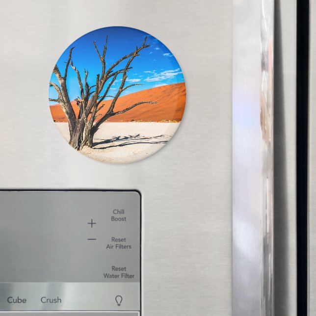Dead träd i Deadvlei, Namibia Magnet (In Situ (Fridge))