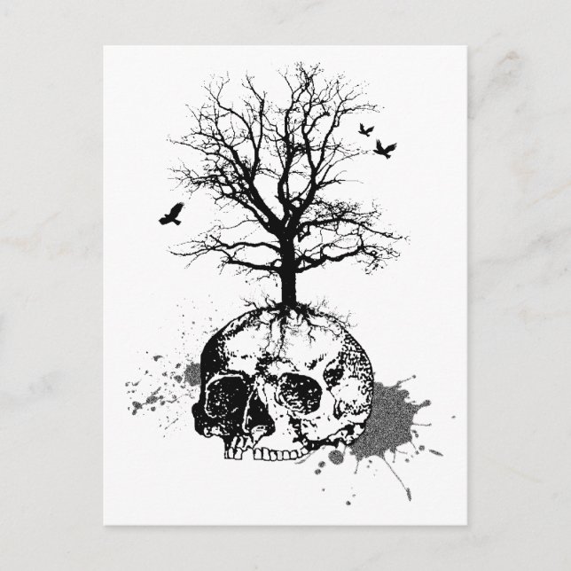 Dead träd vykort (Framsida)