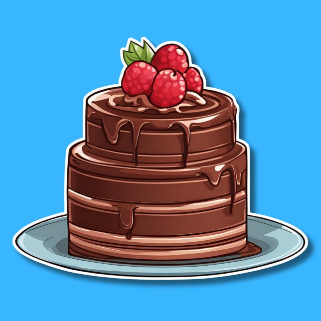 Deadadant Raspberry Fudge Cake Watersecure Klistermärken (Skapare uppladdad)