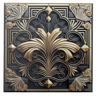 Deadant Art Deco Ceramic Tile Set Kakelplatta