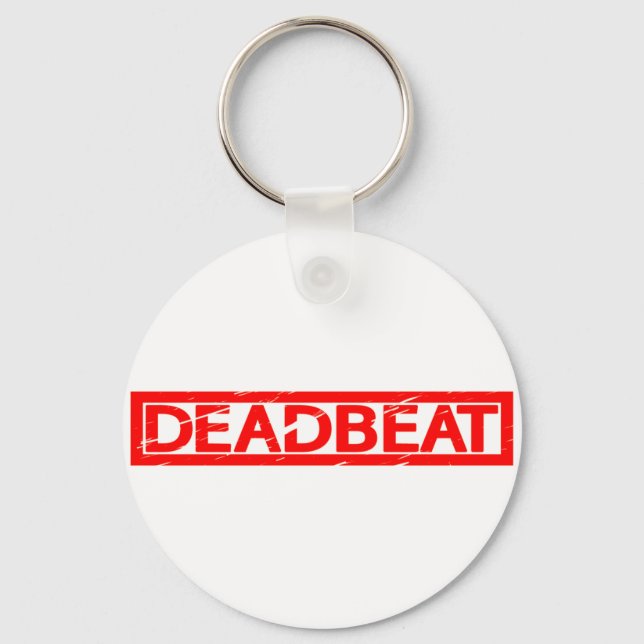 Deadbat Frimärke Nyckelring (Framsida)