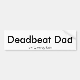 Deadbeat pappa bildekal