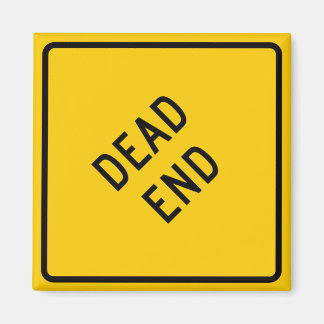 Deadend Highway-tecken Magnet