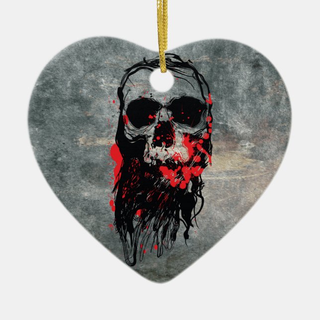 Deadhead Julgransprydnad Keramik (Framsidan)