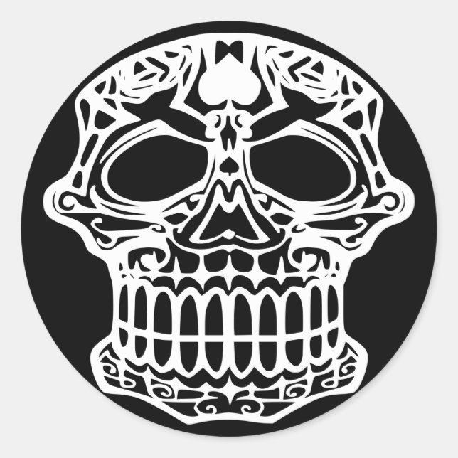 Deadhead Runt Klistermärke (Framsida)