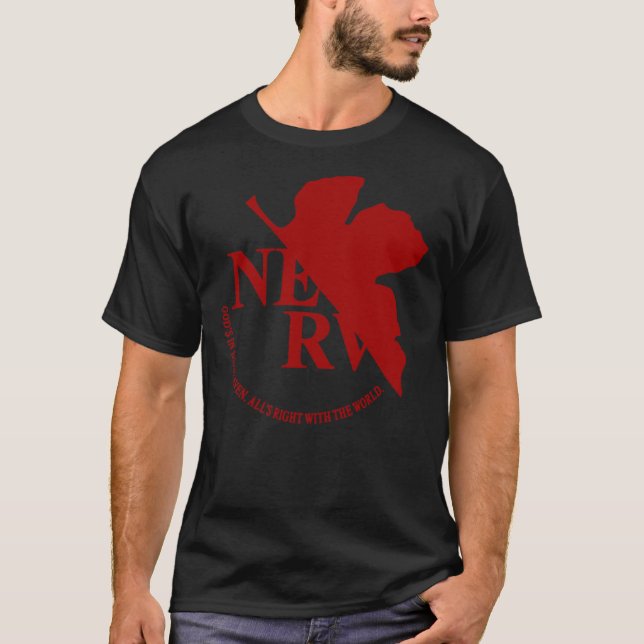 DEADicated Design - Neon Genesis Evangelion - Nerv T Shirt (Framsida)