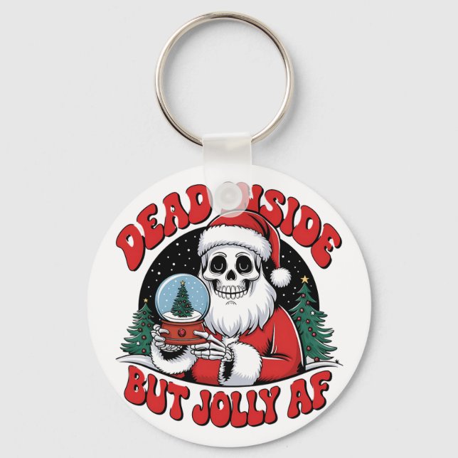 Deadin inuti men Jully AF Design Nyckelring (Framsida)