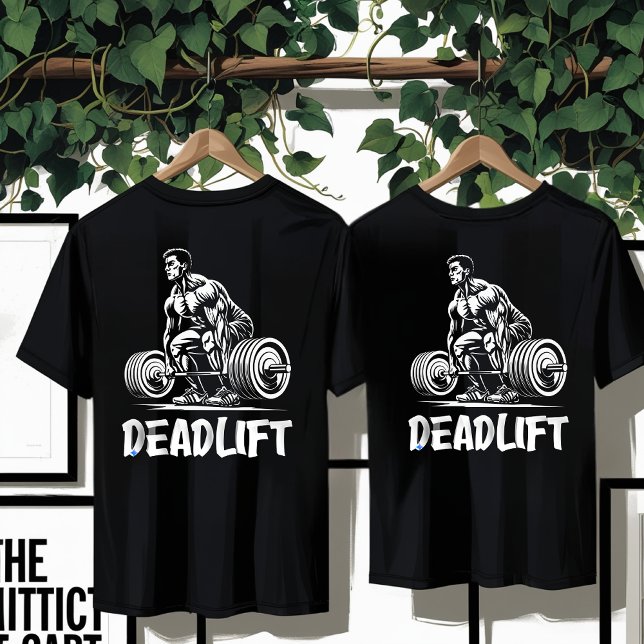Deadlift Beast Gym T-Shirt - Powerlift, Workout (Skapare uppladdad)