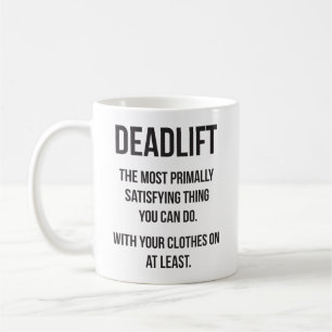 Deadlift - Funny Gym Meme - Novelty Workout Kaffemugg