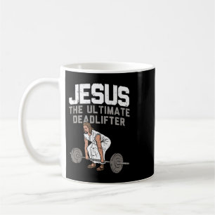 Deadlift Jesus I Christian Weightlift Funny Wor Kaffemugg