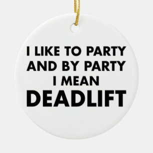 Deadlift Julgransprydnad Keramik