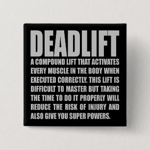 Deadlift - Lönsam arbetsmiljö Motivering Knapp