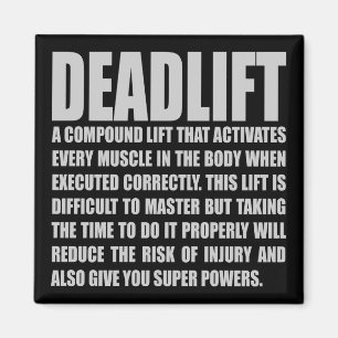 Deadlift - Lönsam arbetsmiljö Motivering Magnet
