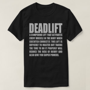 Deadlift - Lönsam arbetsmiljö Motivering T-shirt