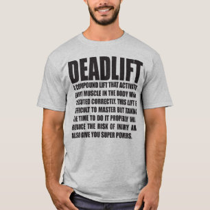 Deadlift - Lönsam arbetsmiljö Motivering Tee