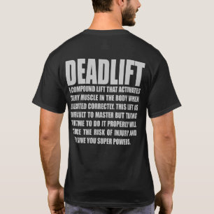 Deadlift - Motivational rolig genomkörare T-shirt