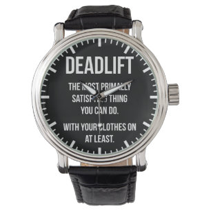 Deadlift - rolig idrottshall Meme - Armbandsur