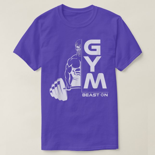Deadlift Skeleton Beast OnGym Motivation Fitness S T Shirt (Design framsida)