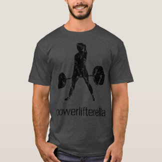 DeadliftDay Powerlift Retro Gym Workou för kvinnli T Shirt